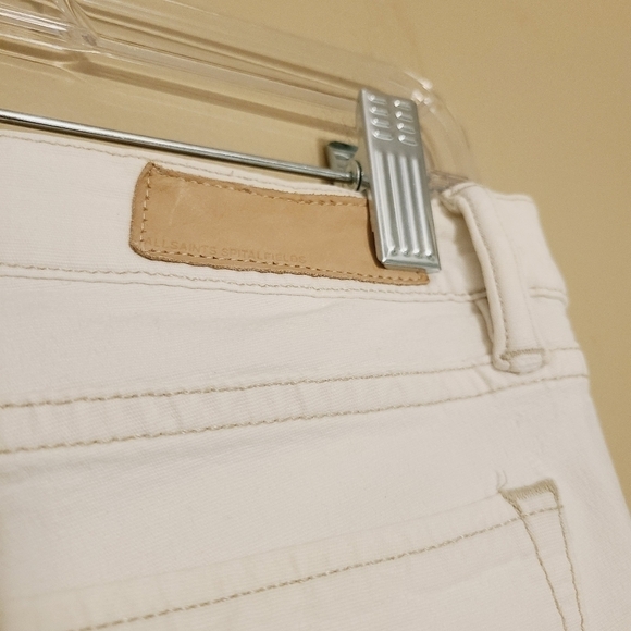 All Saints Spitalfields | Women's Ivory Skinny Jeans With Ankle Zipper (Size 25) - Picture 8 of 11